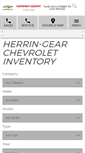 Mobile Screenshot of herrin-gearchevrolet.com